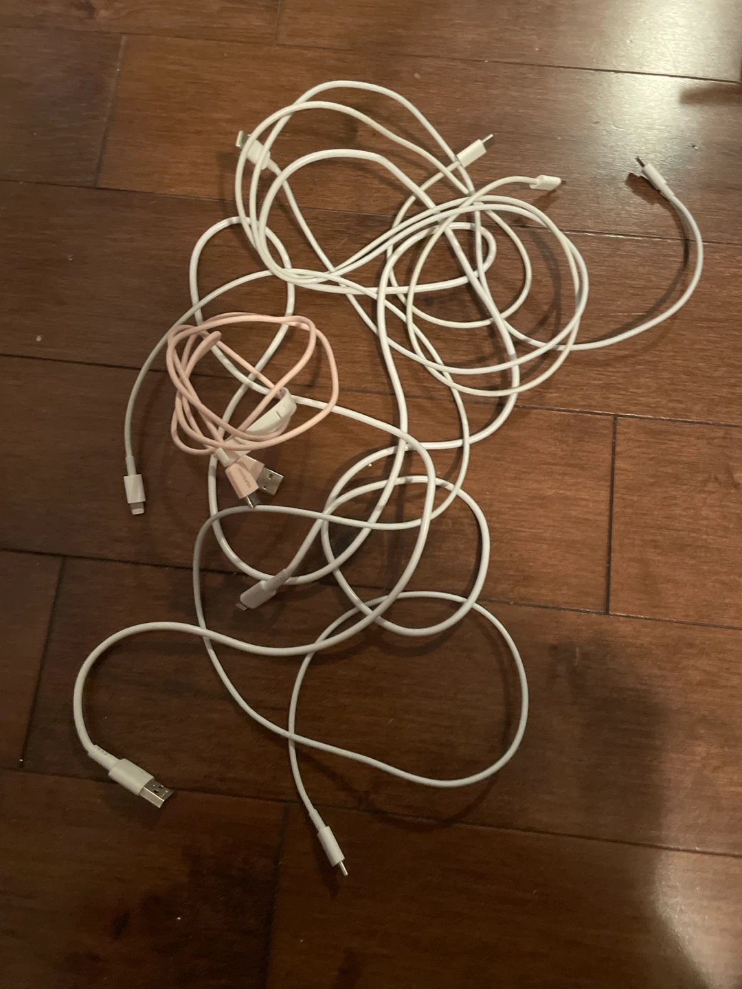 Mixed Charging Cables (USB-A to Lightning, USB-C)