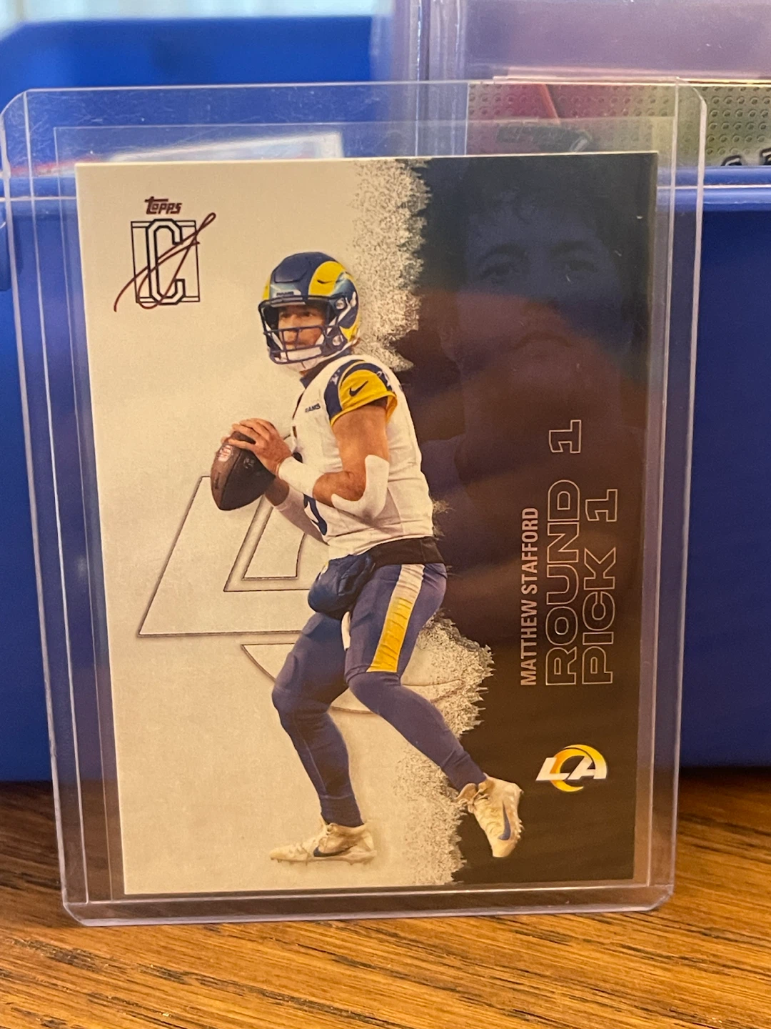 Matthew Stafford 2025 Topps Round 1 Pick 1 Football Card