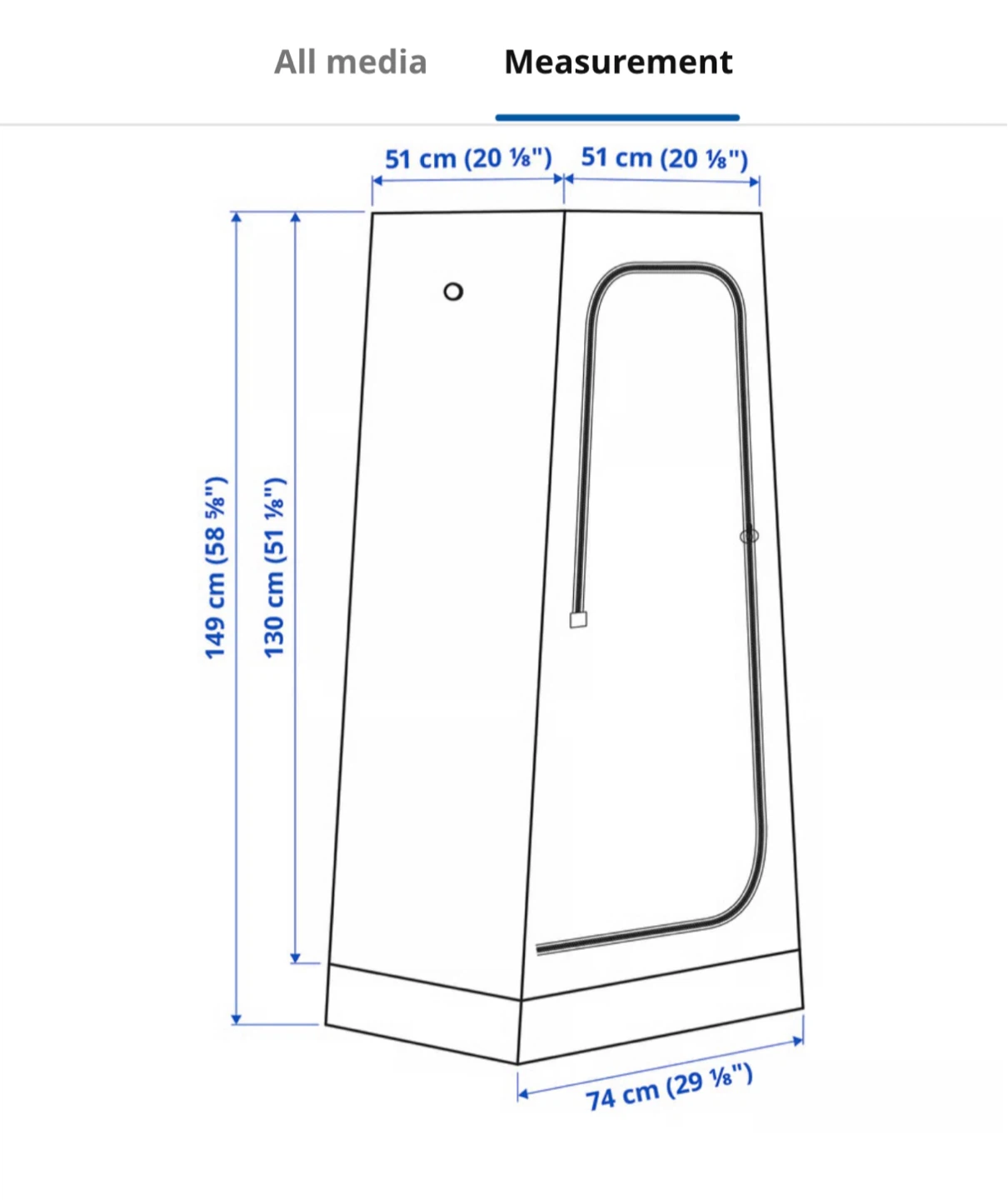 VUKU Wardrobe, white, " IKEA