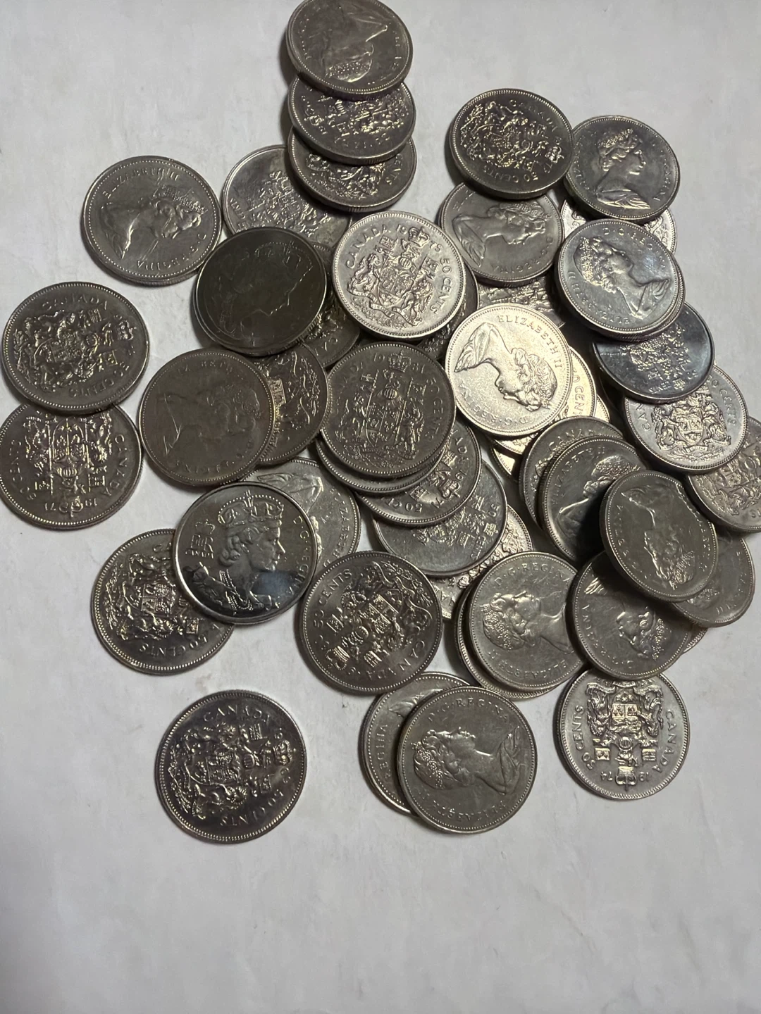 Collection of Canadian 50 Cent Coins - photo 2