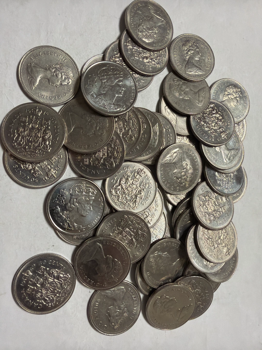 Collection of Canadian 50 Cent Coins - photo 3