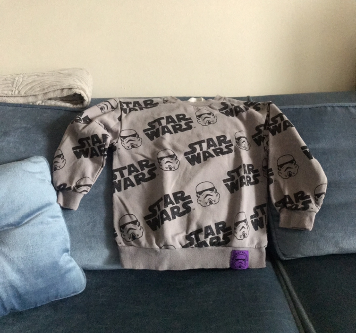 2 Kids’ Sweatshirts- Star Wars & Cool Purple Print