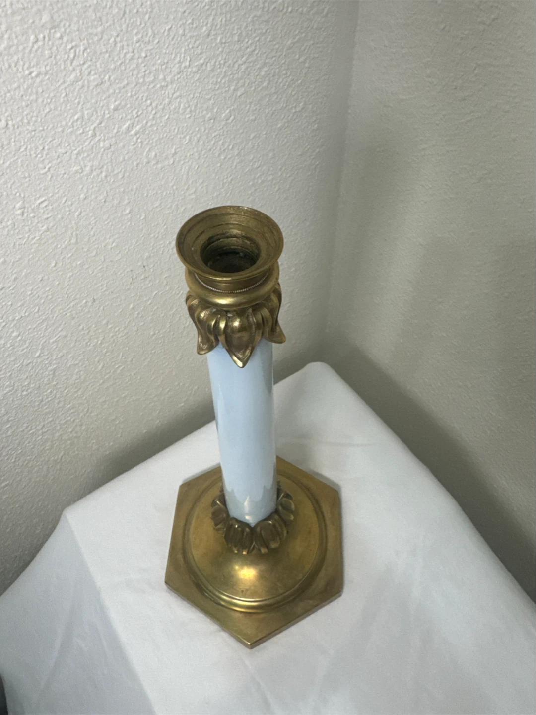 Vintage Brass Candlestick Holder - photo 3