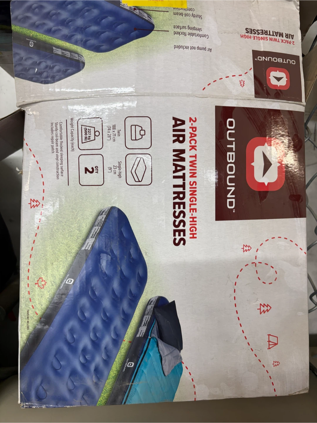 Outbound 2-Pack Twin Single-High Air Mattresses - photo 2