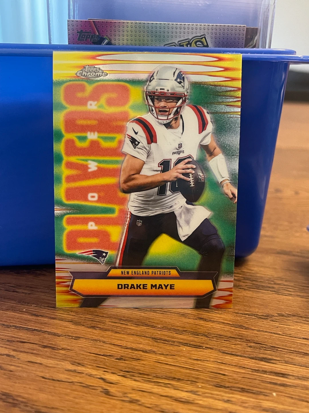 Topps Chrome Drake Maye PP-10 Refractor Trading Card
