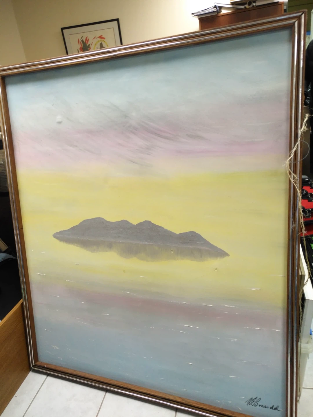 Framed Landscape Painting