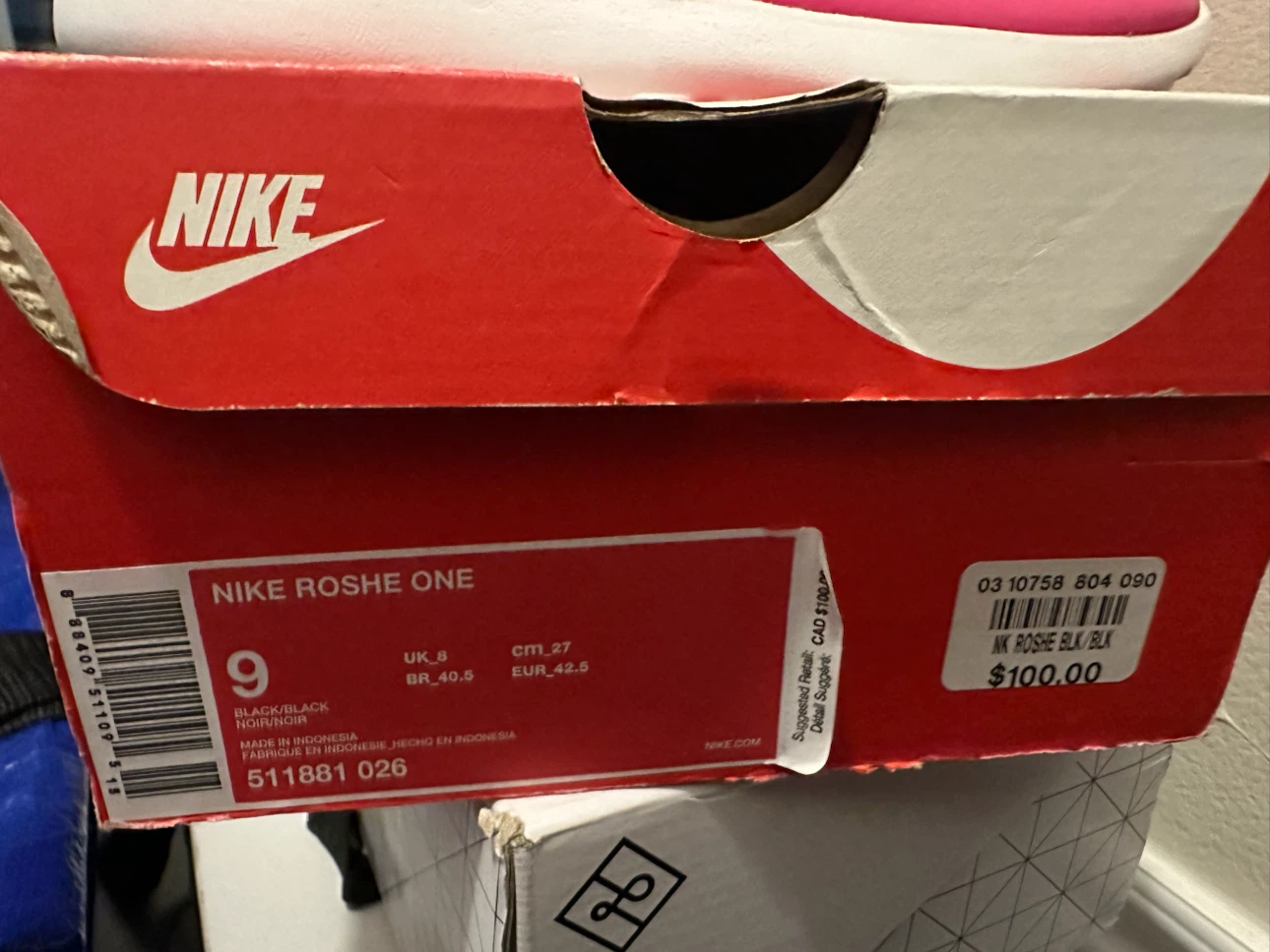 Nike Roshe One Pink Women's Shoes Size 9 - photo 3