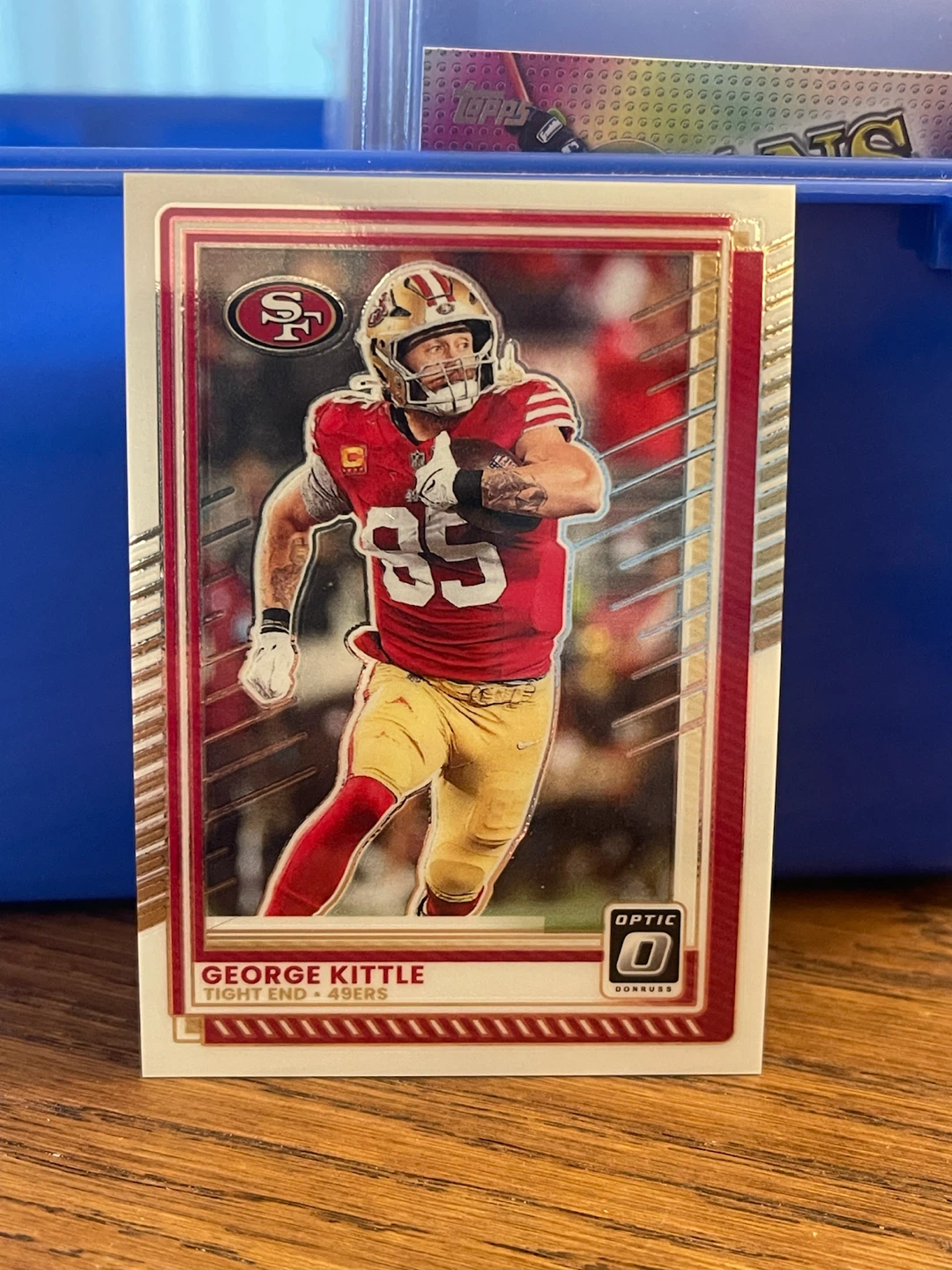 2025 Panini Donruss Optic George Kittle Trading Card