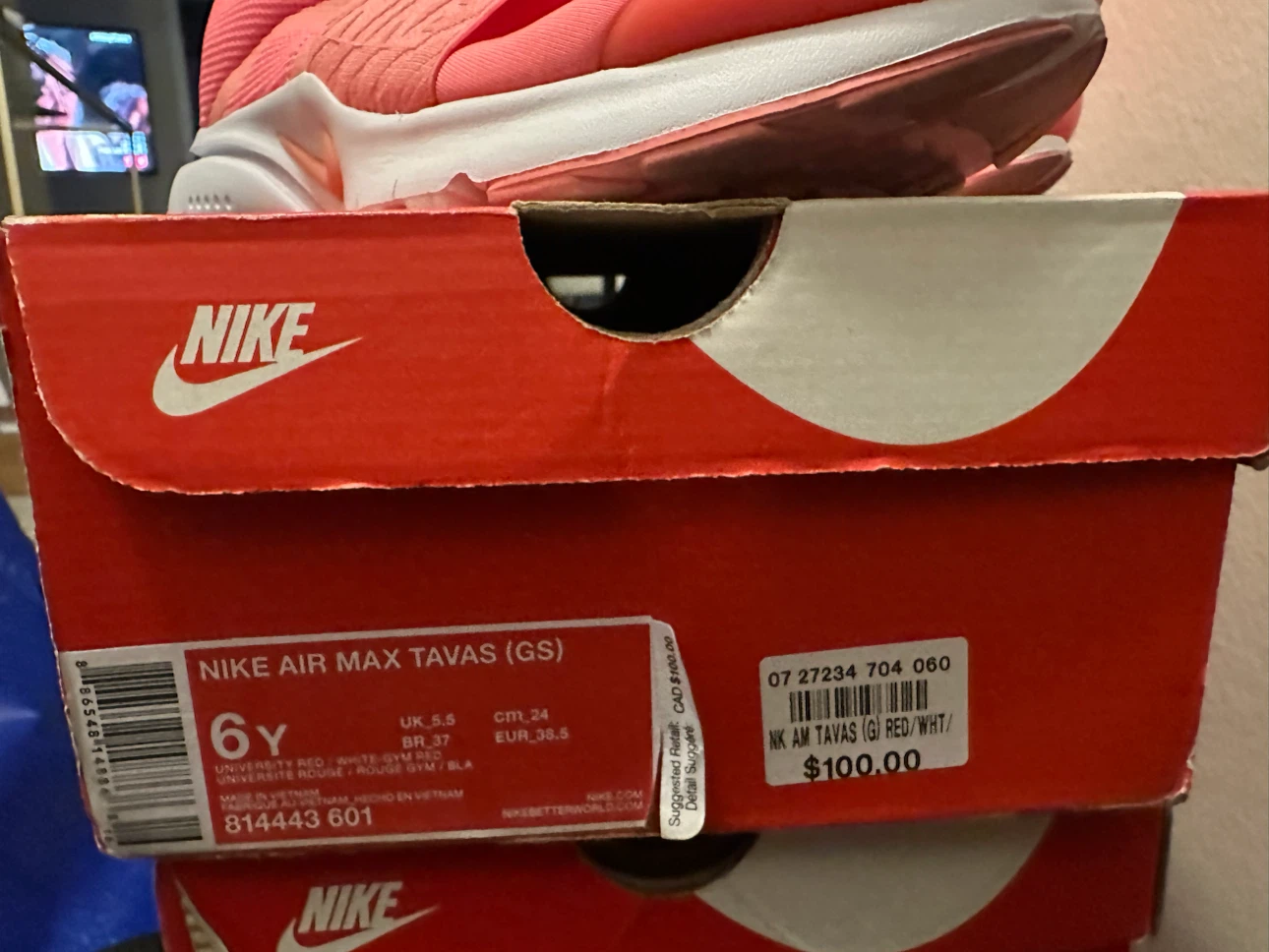 Nike Air Max Tavas (GS) Kids Shoes - photo 2