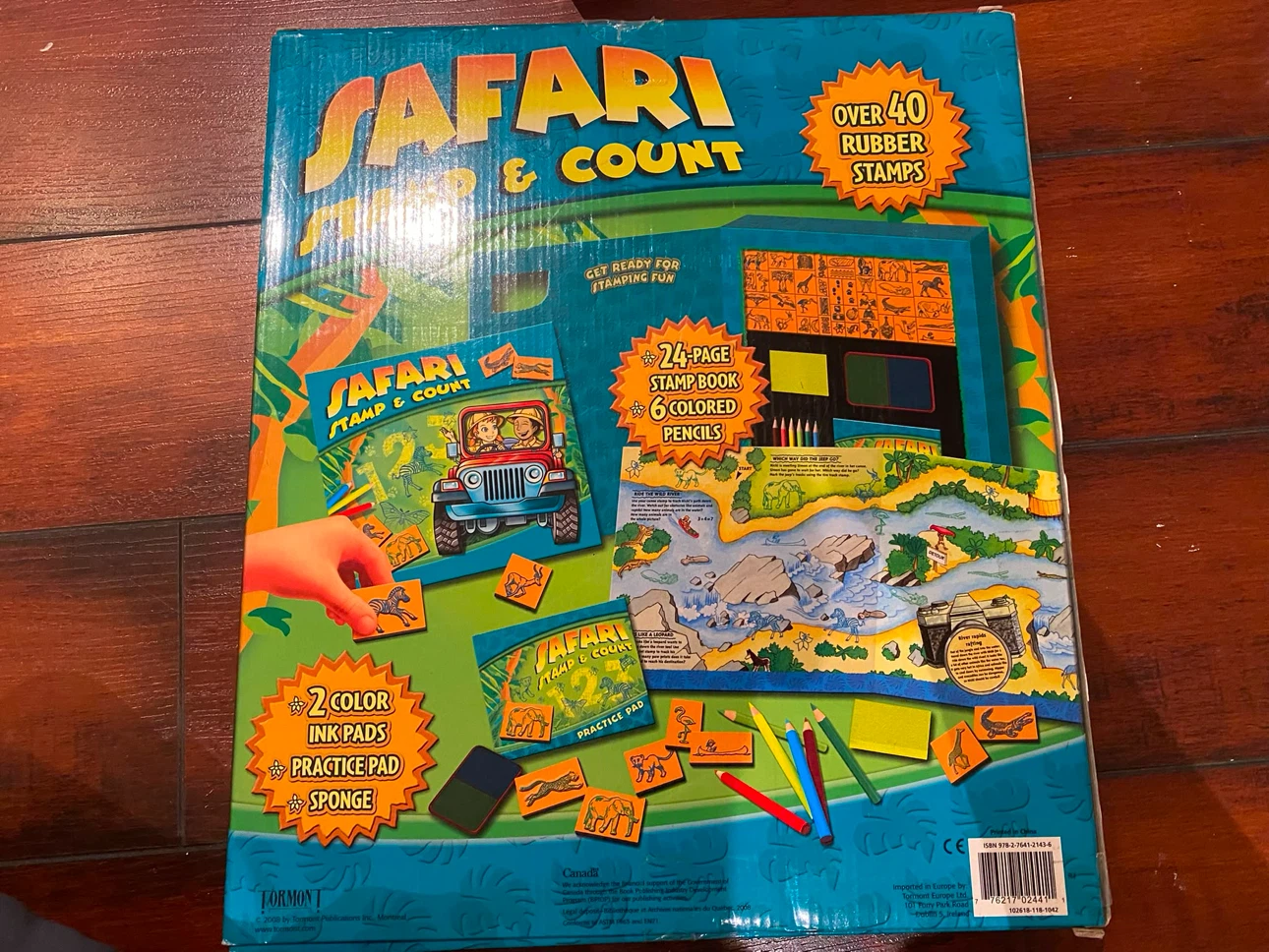 Tormont Safari Stamp & Count Art Set