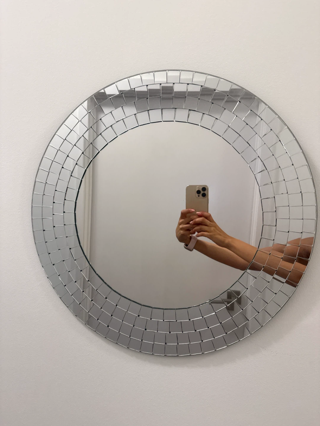 Decorative Mosaic Round Mirror - photo 2