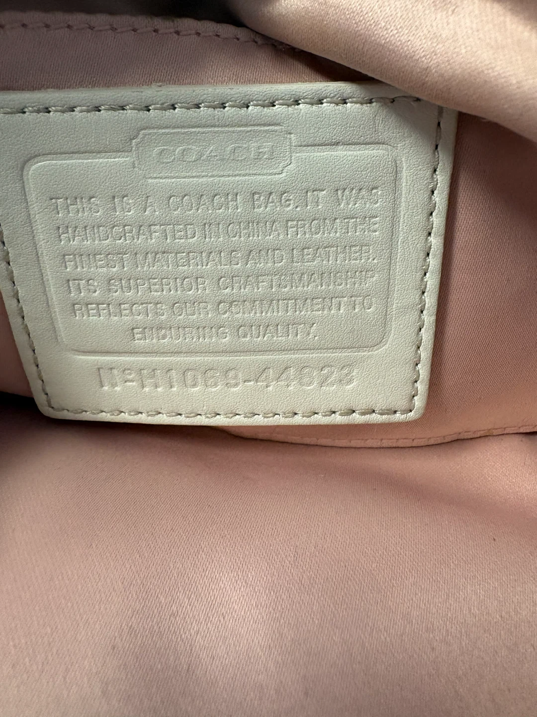 Coach Julia Op Art Perforated Leather Wristlet Clutch - photo 3