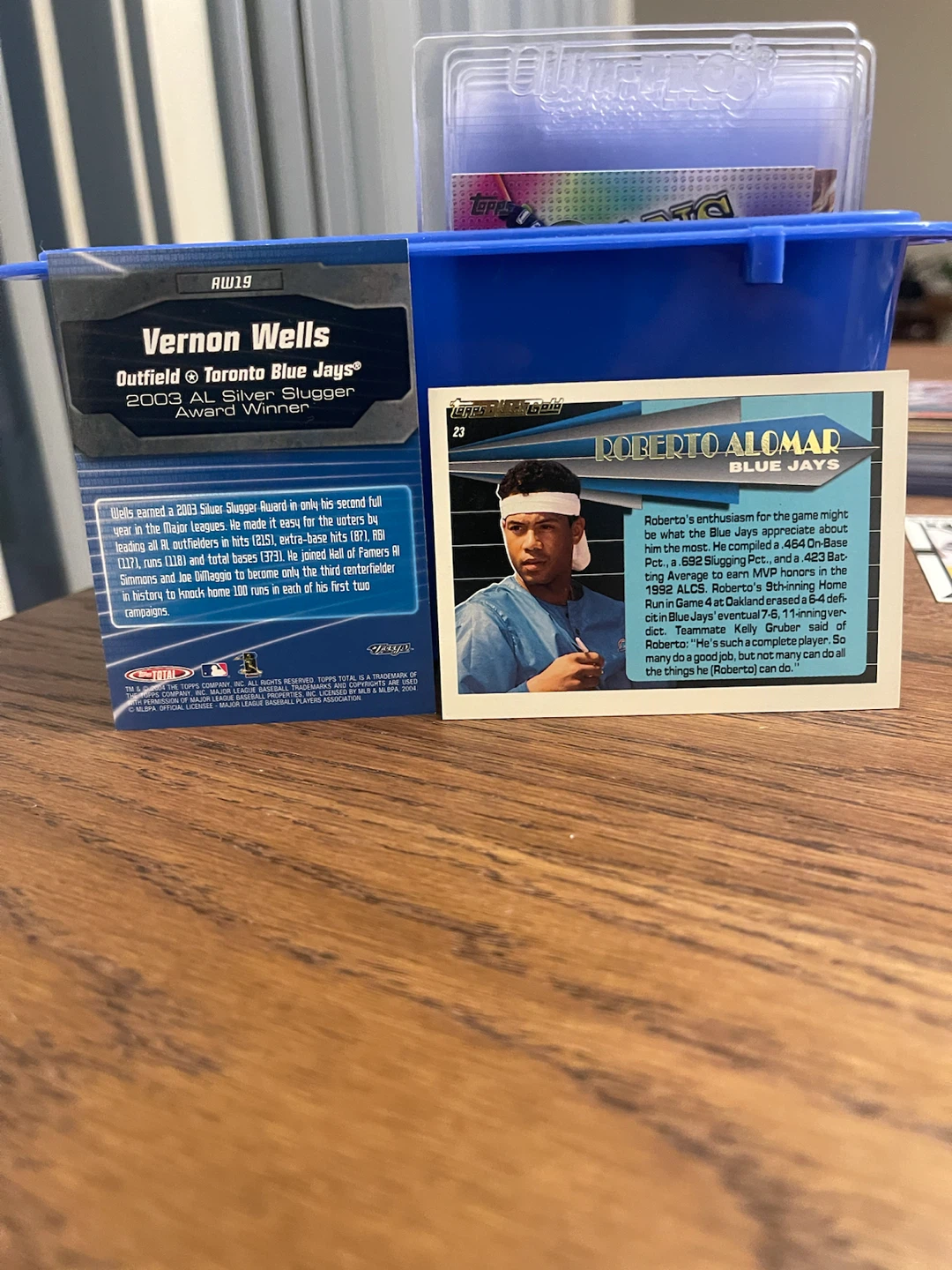 Topps Roberto Alomar & Vernon Wells Baseball Cards - photo 2