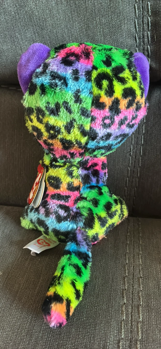 New w tags Ty Beanie Boo's Dotty Leopard Plush Toy - photo 2