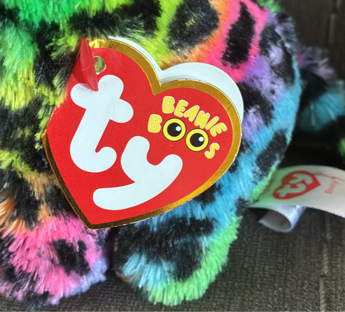 New w tags Ty Beanie Boo's Dotty Leopard Plush Toy - photo 3