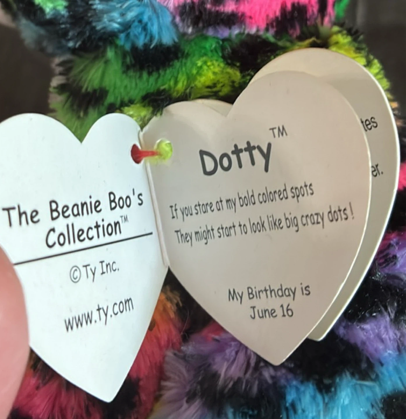 New w tags Ty Beanie Boo's Dotty Leopard Plush Toy - photo 4