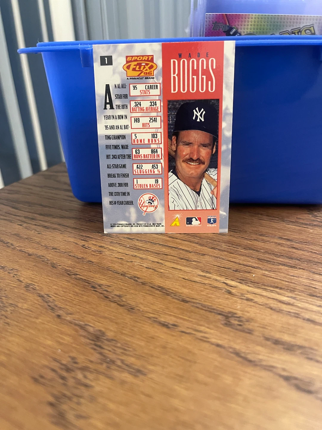 Wade Boggs 1992 SportFlix Baseball Card - photo 2