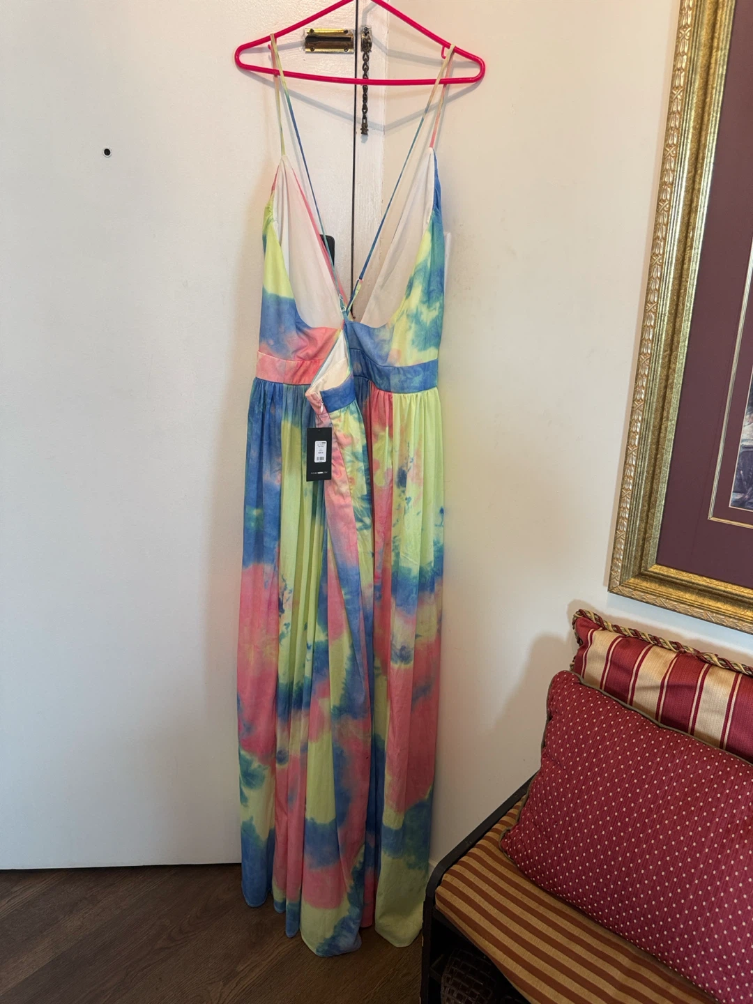 Fashion Nova Tie-Dye Maxi Dress