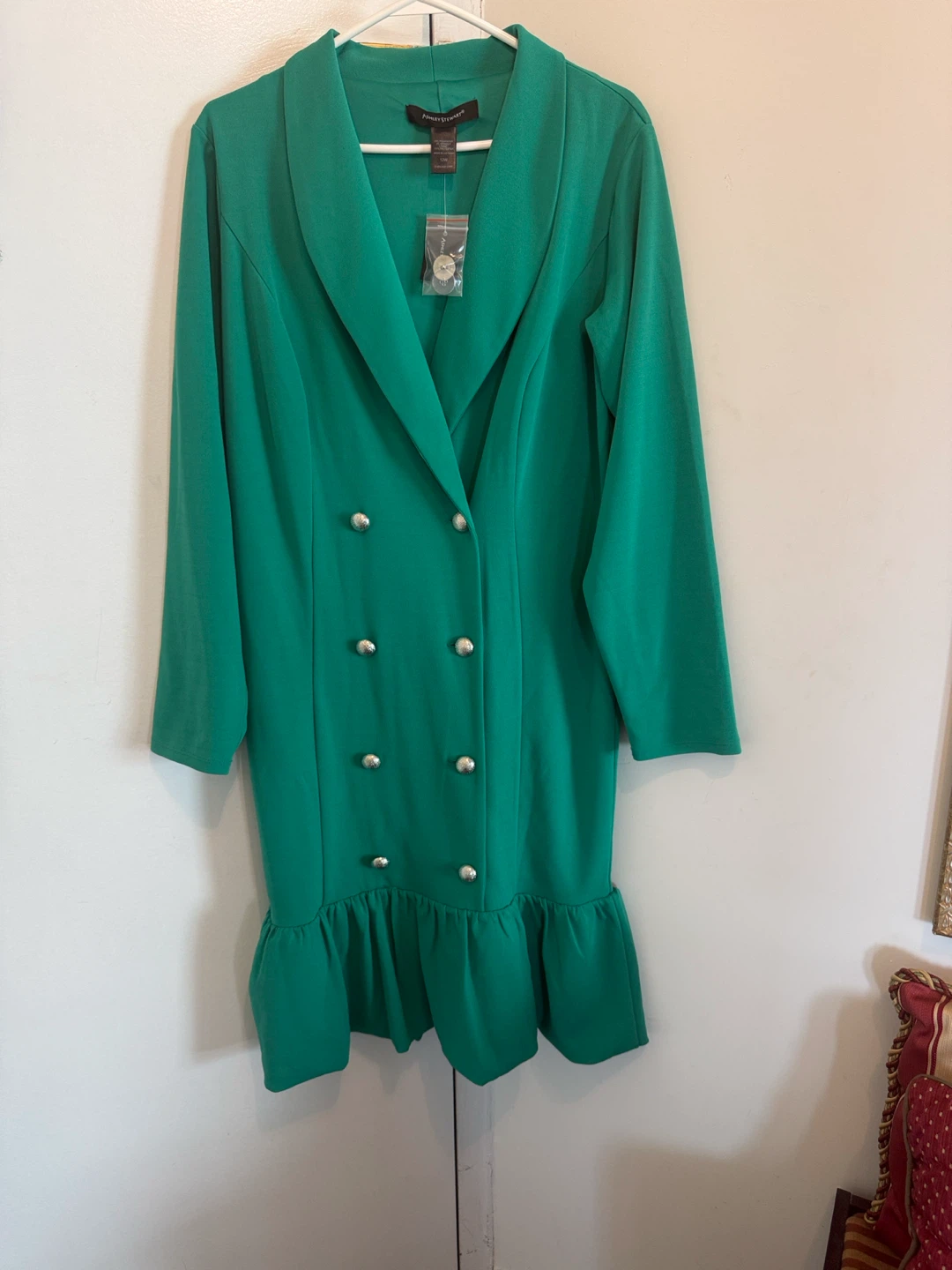Ashley Stewart Green Blazer Dress