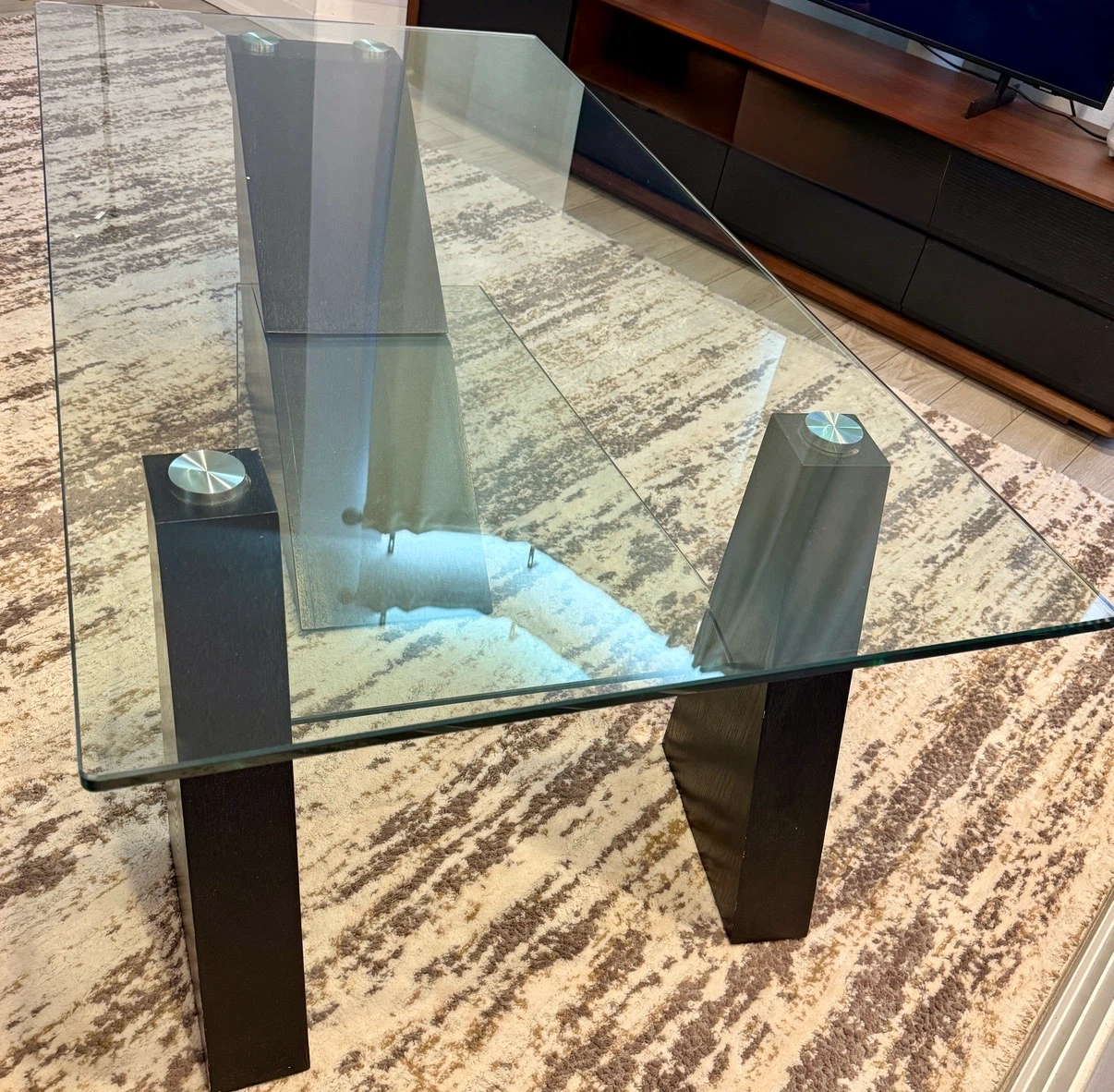 Glass coffee table - photo 2