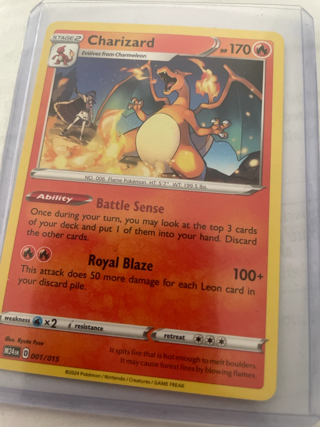 Pokemon Charizard Stage 2 Card