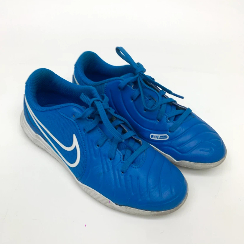 Youth Indoor Soccer Shoes Futsal Turf Shoes US Size 1 Blue