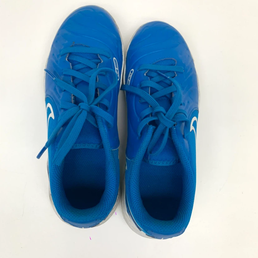 Youth Indoor Soccer Shoes Futsal Turf Shoes US Size 1 Blue - photo 3