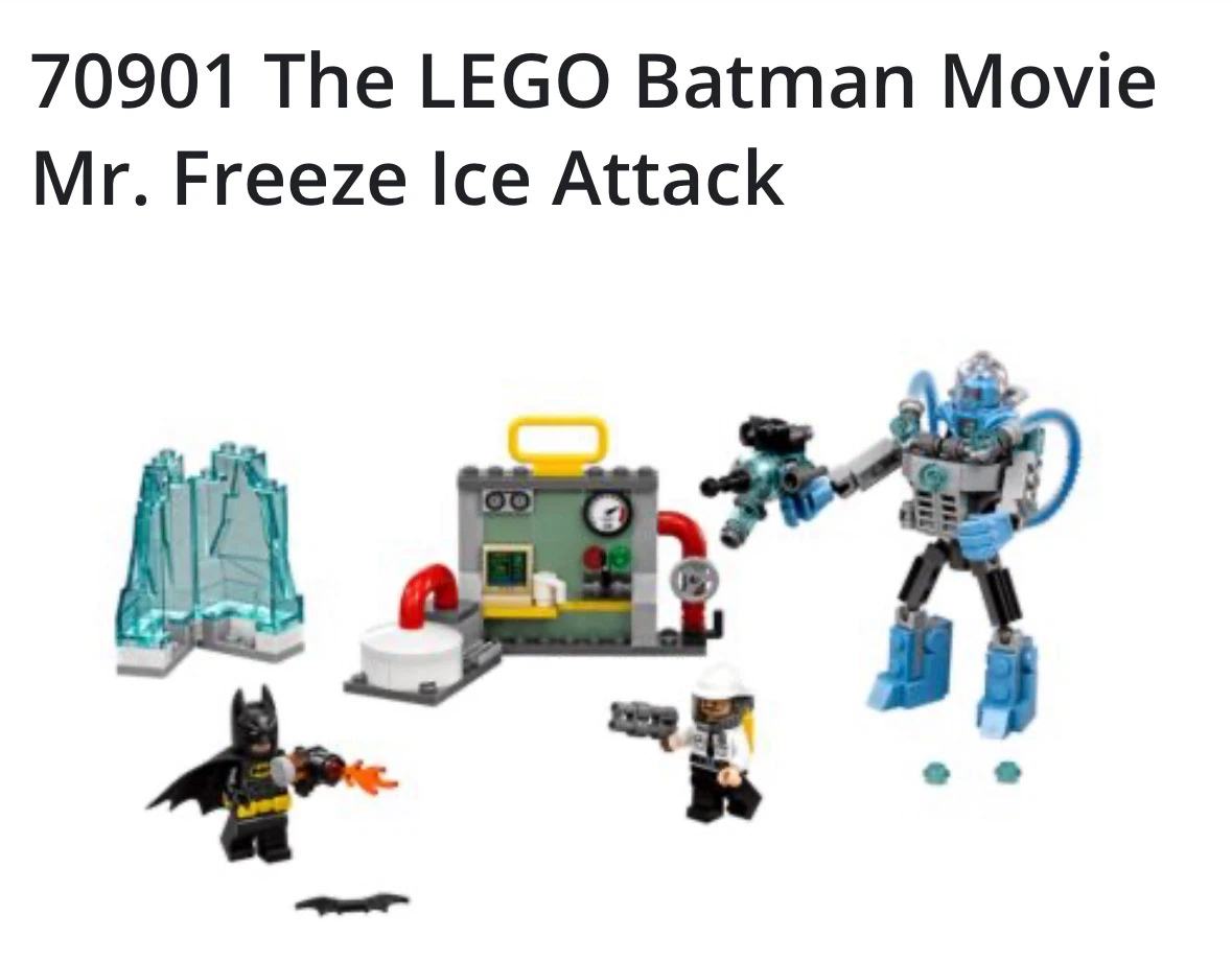 LEGO - DC Mr. Freeze Ice Attack 70901  - 99% complete