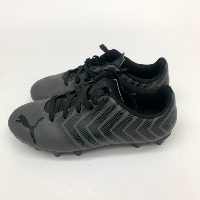 Youth Outdoor Soccer Cleats Football Boots US Size 13 Grey Black - photo 5