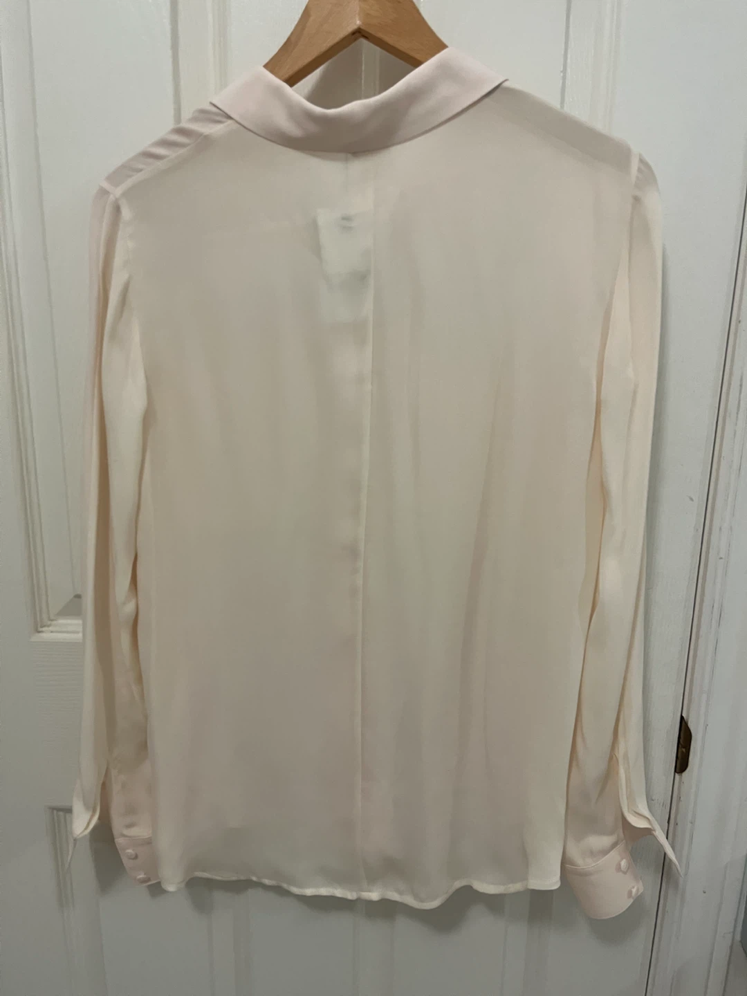 Club Monaco Light Pink Silk Blend Button-Up Shirt - photo 3