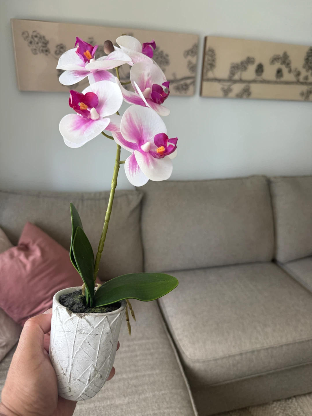 Artificial Orchid Plant