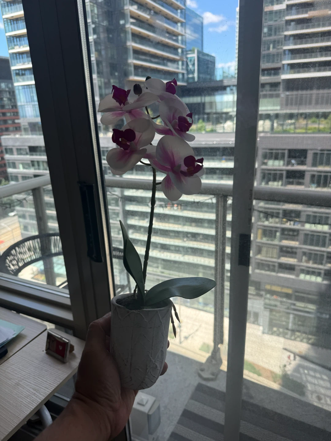 Artificial Orchid Plant - photo 2