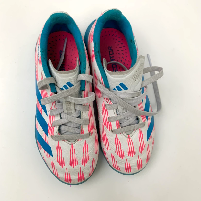 Kids Indoor Turf Soccer Shoes Football Boots US Size 13 White - photo 2