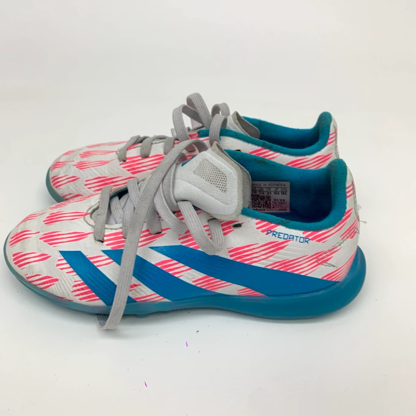 Kids Indoor Turf Soccer Shoes Football Boots US Size 13 White - photo 4