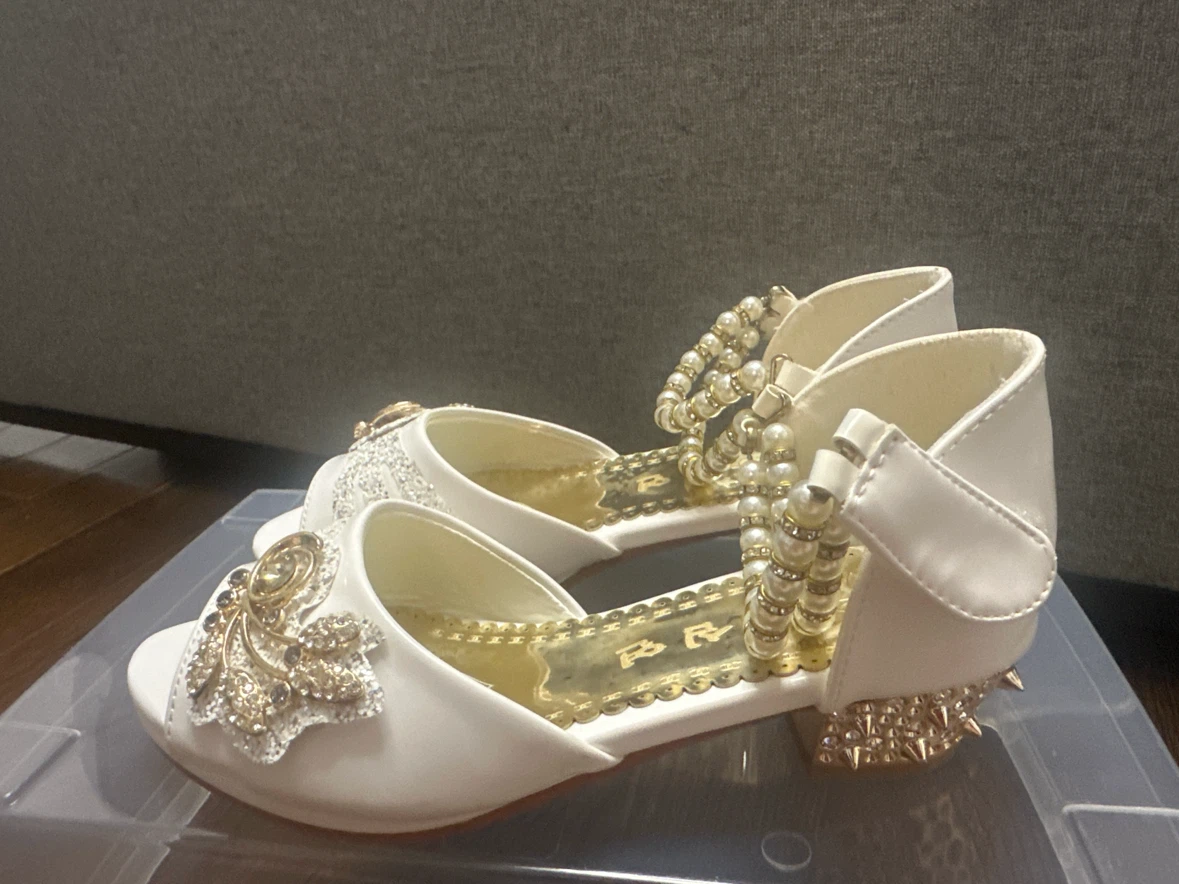 White Pearl Embellished Dress Shoes