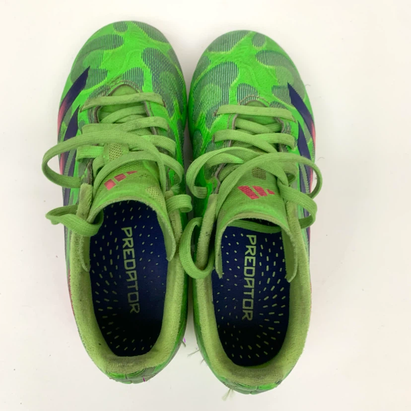 Kids Outdoor Soccer Cleats Football Boots US Size 13K Green - photo 4