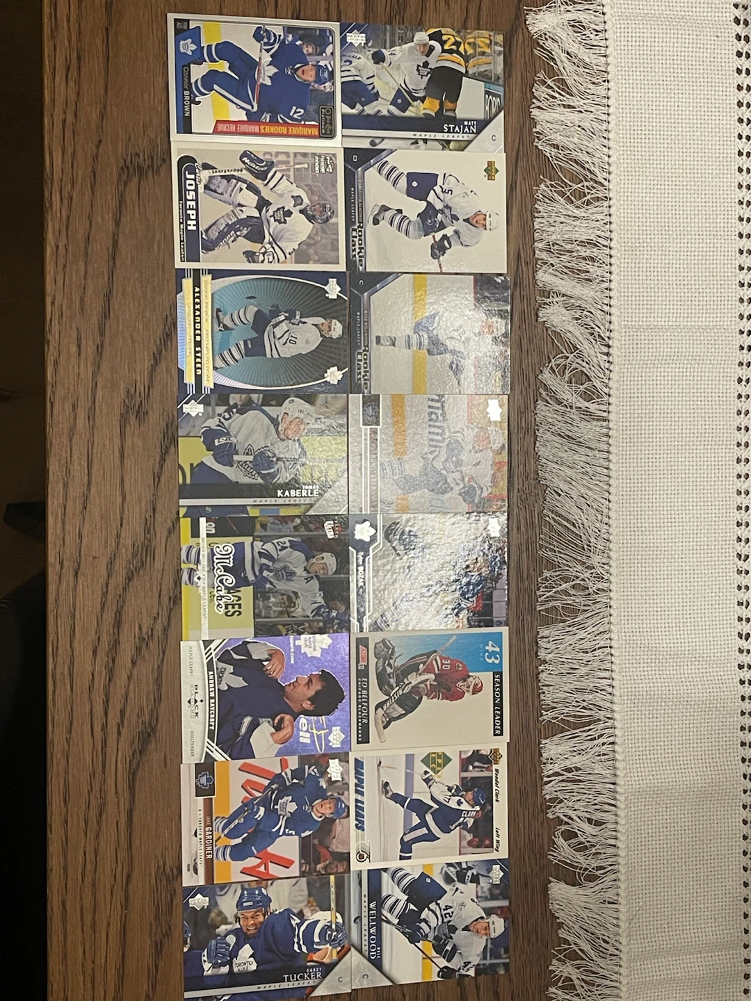 Collection of Toronto Maple Leafs Hockey Cards