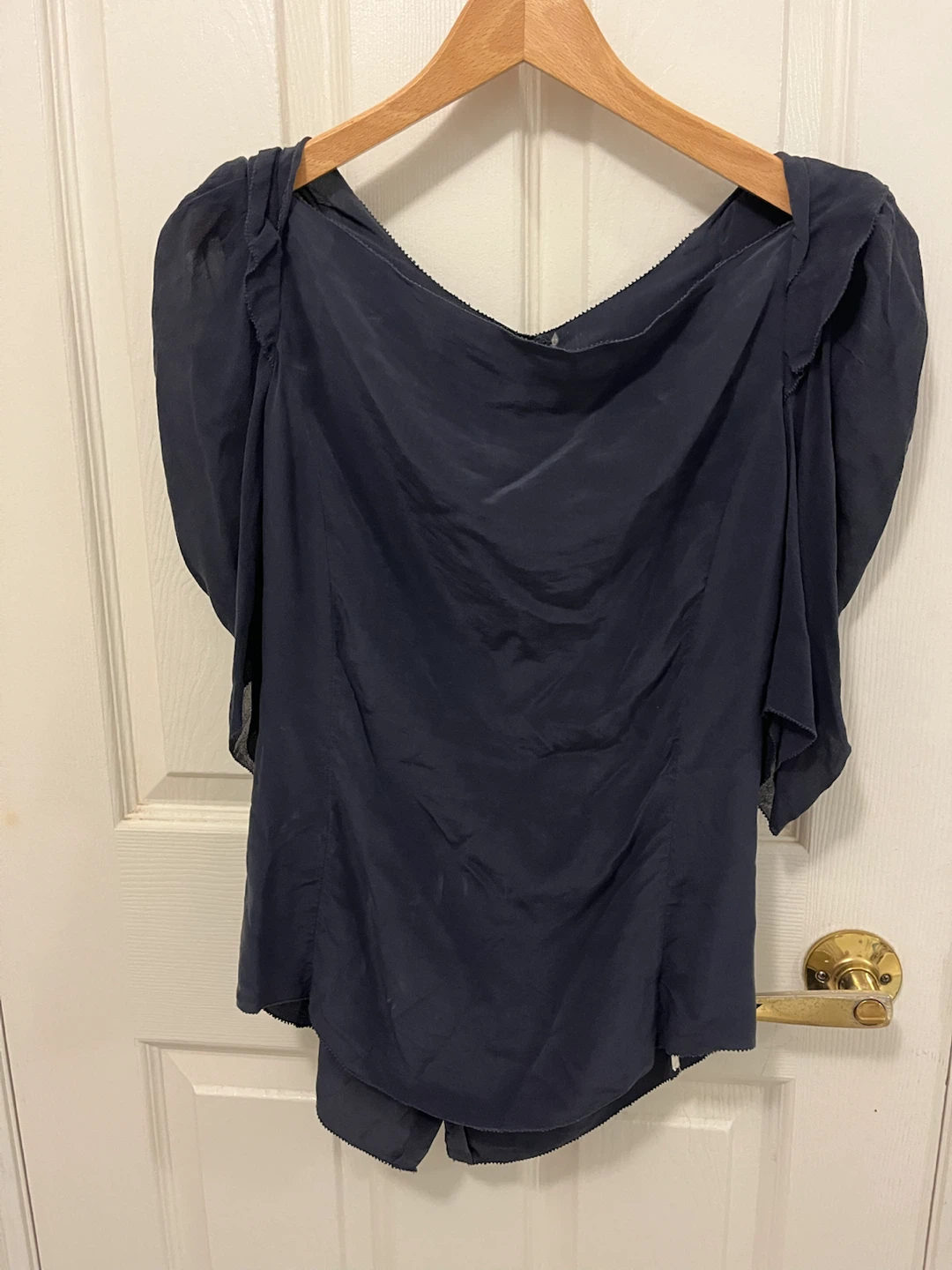 Wilfred Navy Blue Blouse - Size 6
