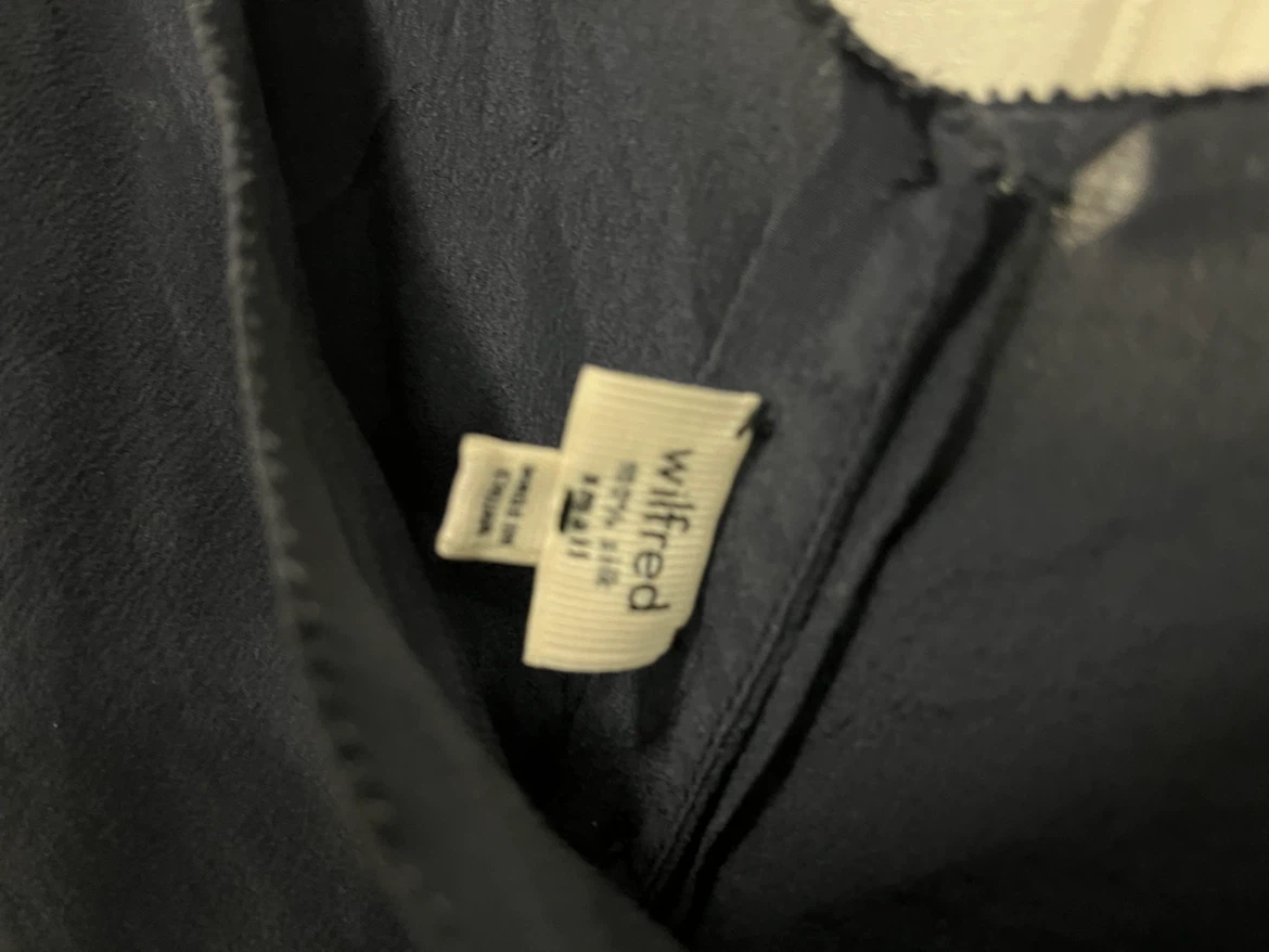 Wilfred Navy Blue Blouse - Size 6 - photo 2