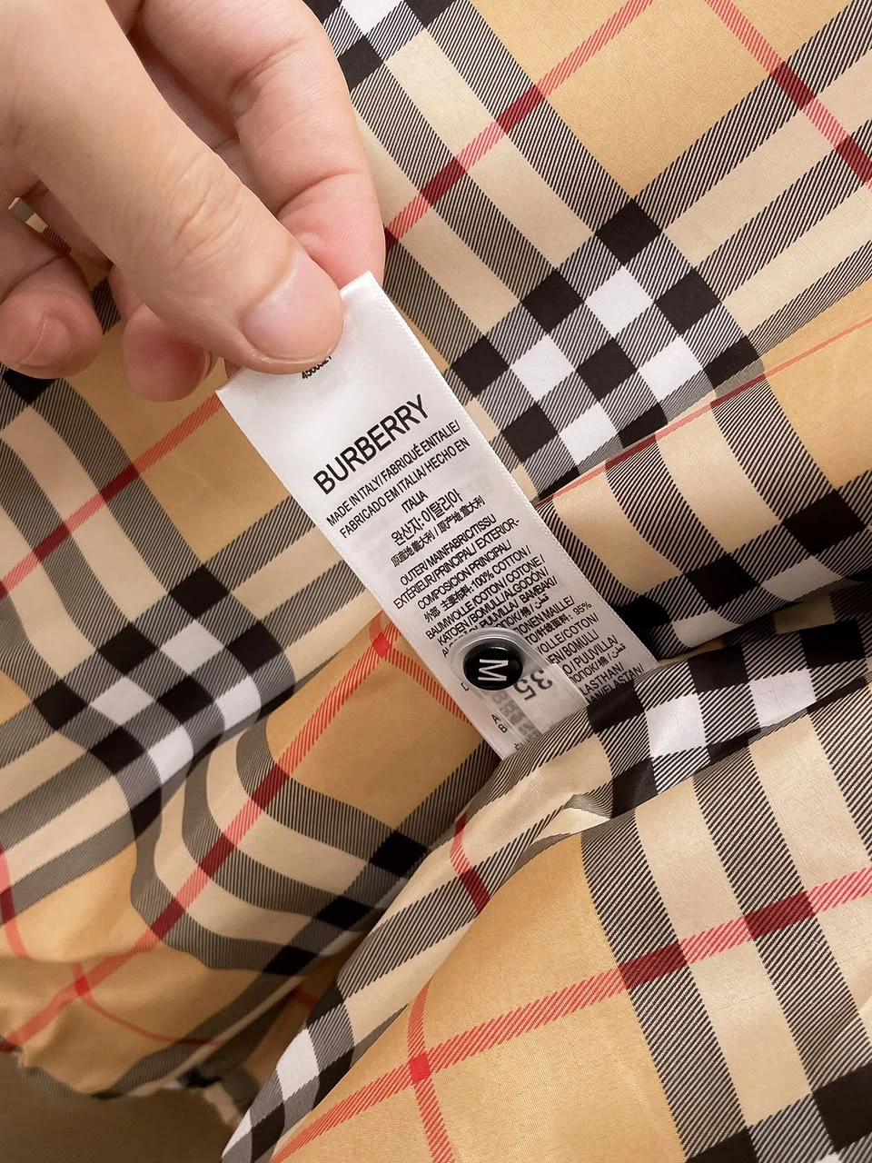 Burberry Beige Harrington Jacket - photo 5