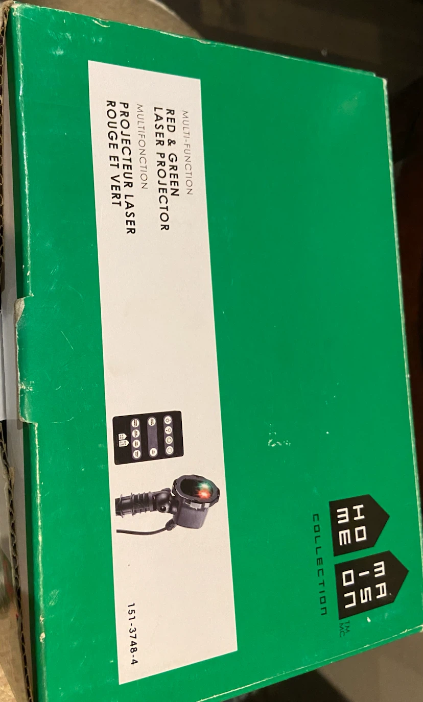 Home Collection Red & Green Laser Projector