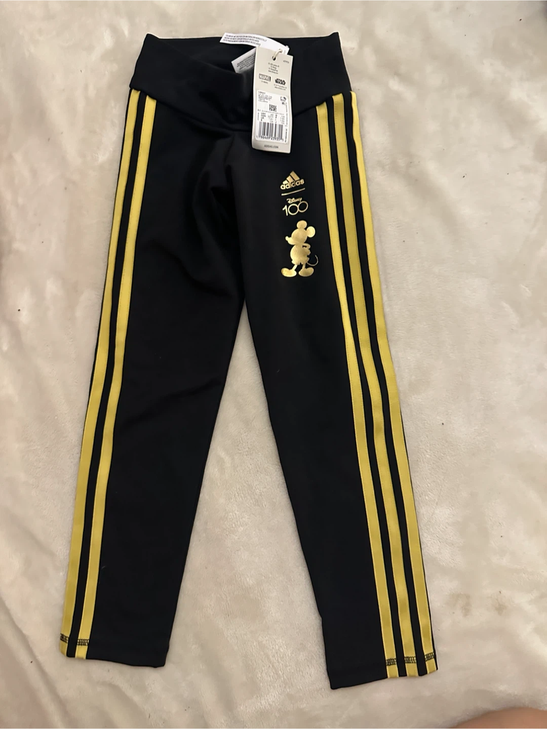 Adidas x Disney 100 Mickey Mouse Track Pants Black/Gold