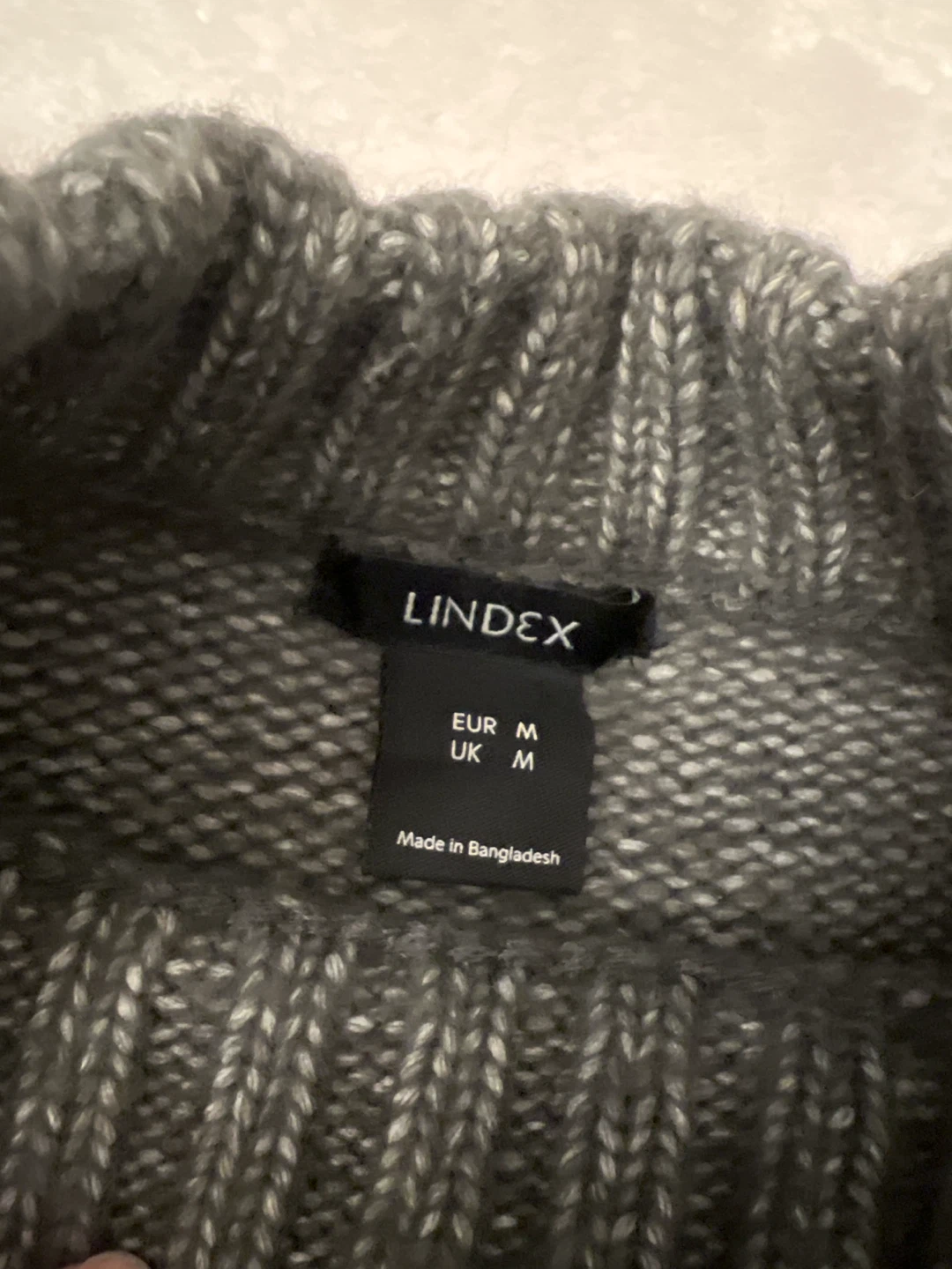 Lindex Grey Cable Knit Vest - Size M - photo 2