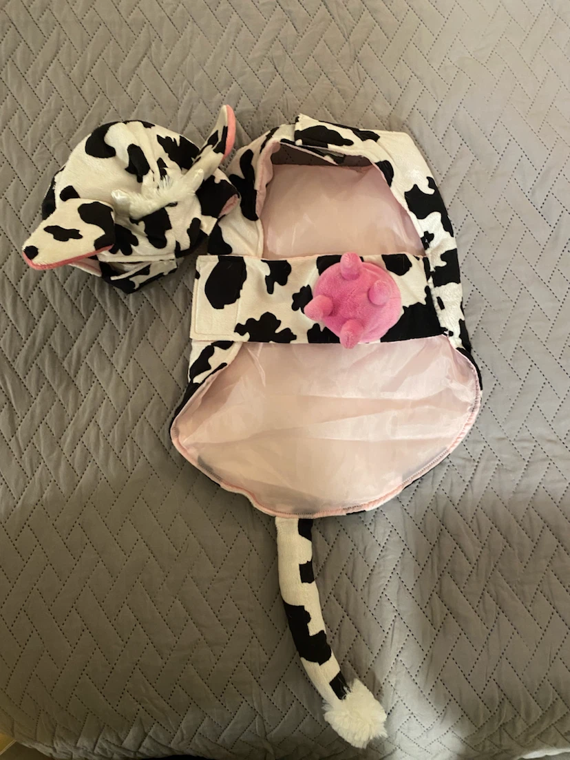 Cow costume for dogs