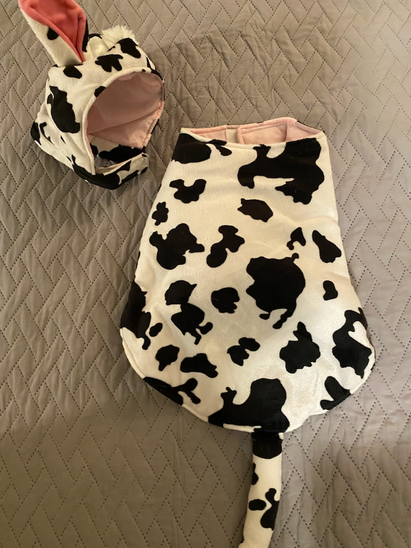 Cow costume for dogs - photo 3