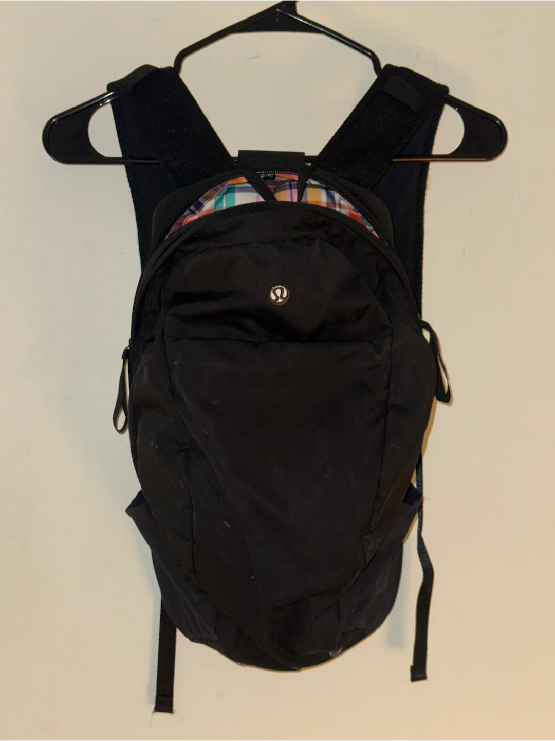 Lululemon Run All Day Backpack - Plaid Ripstop (Discontinued)