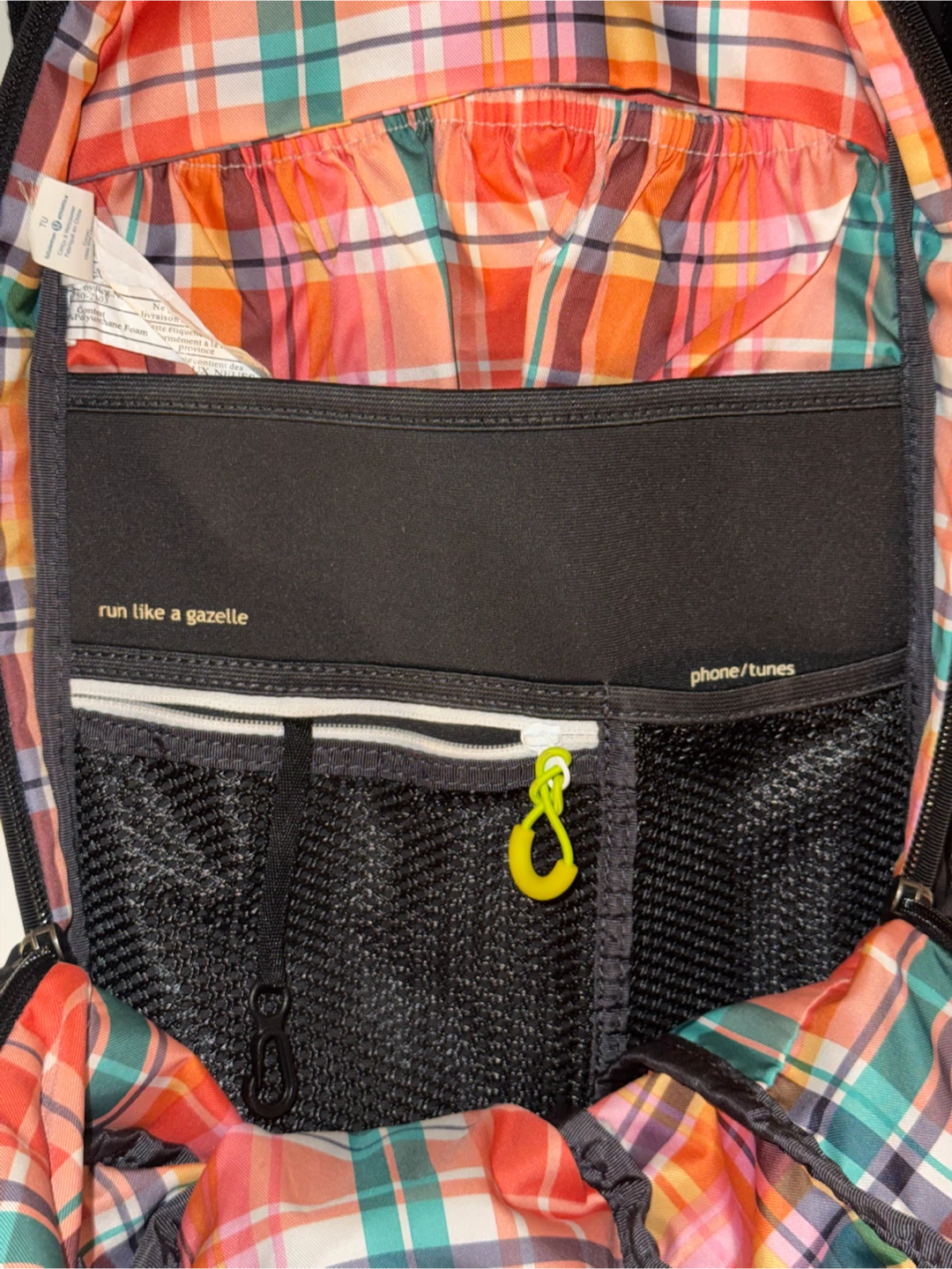 Lululemon Run All Day Backpack - Plaid Ripstop (Discontinued) - photo 3