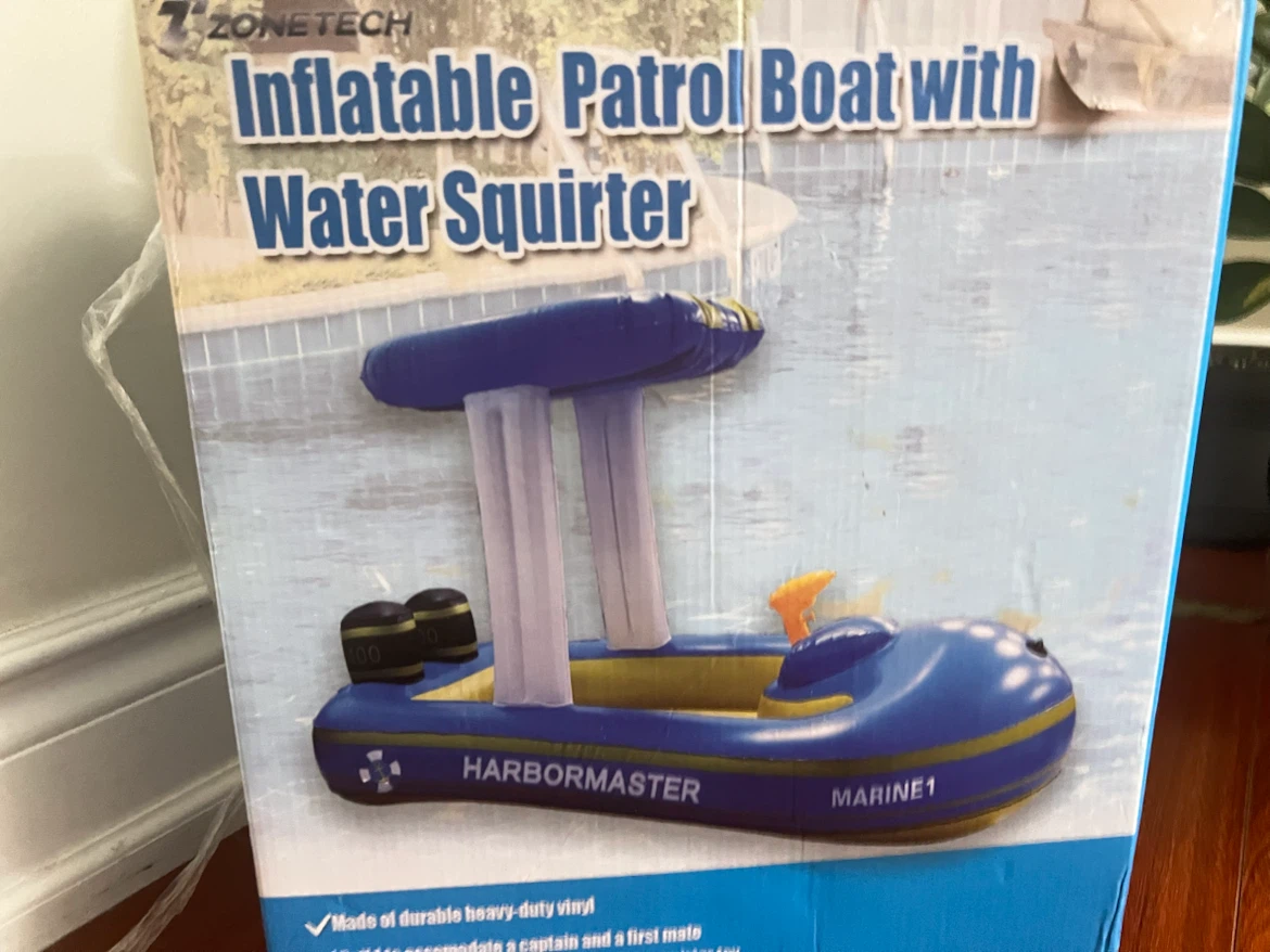 Inflatable Patrol Boat with Water Squirter
