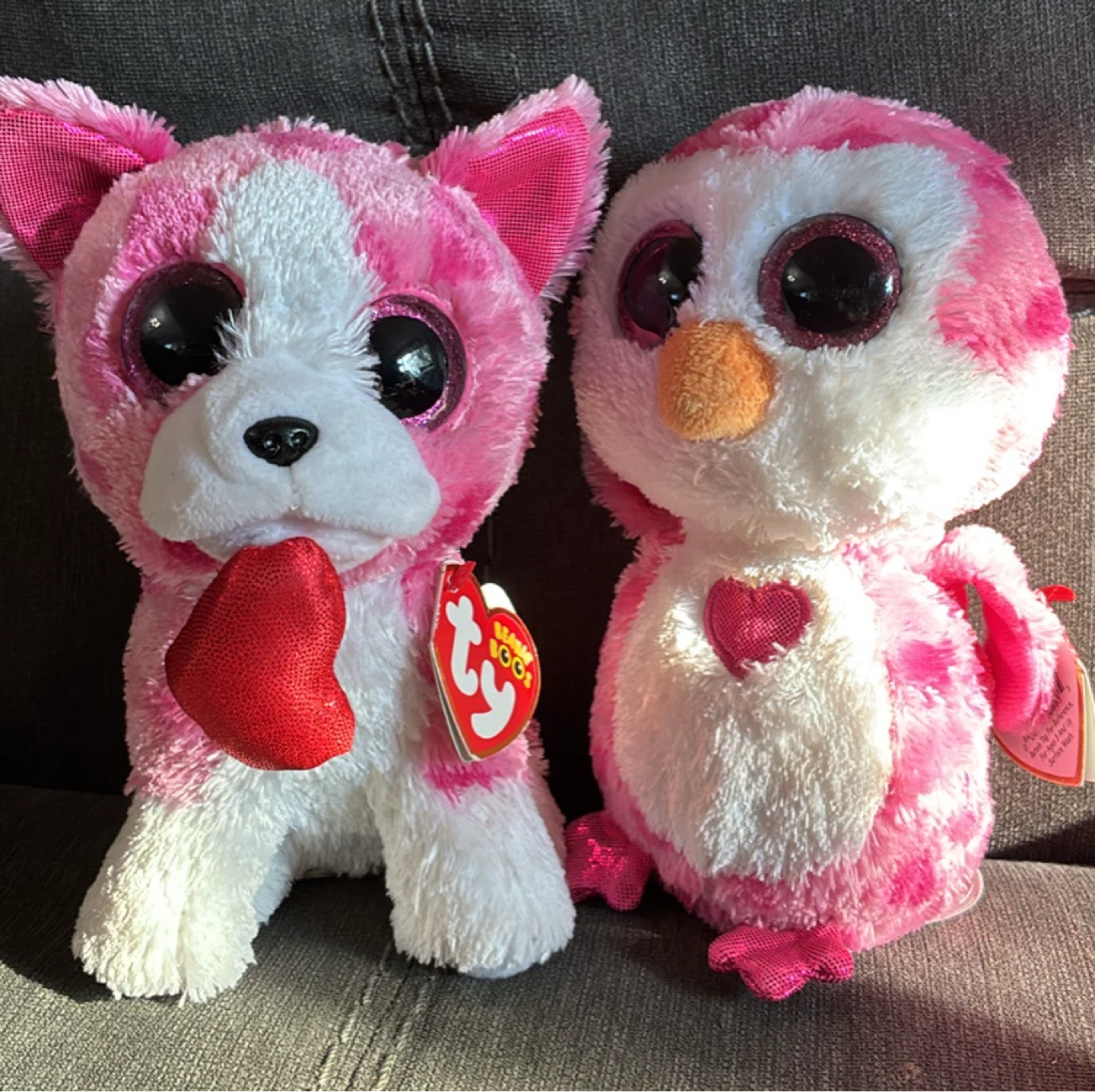 New w tags Ty Beanie Boos Romeo and Juliet Plushies