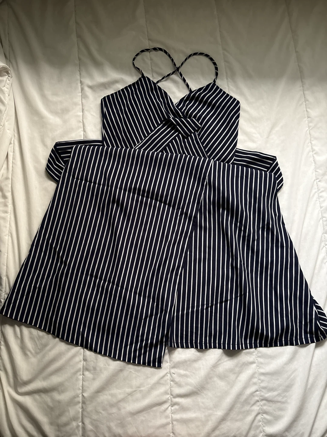 Striped Midi Bow Dress - photo 4